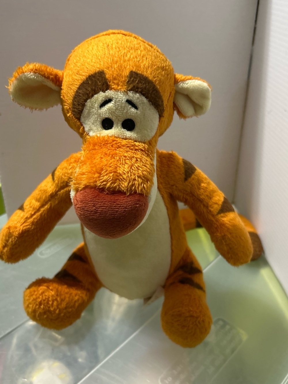 Plush Orange Tiger Stuffed Animal with Cream Belly